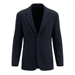 Armani Exchange Black Knit Pure Wool Blazer Men’s Large